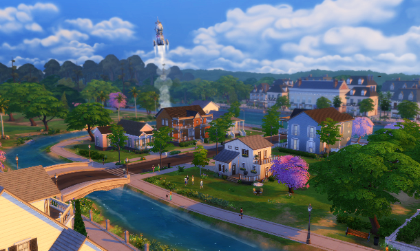 The-Sims-4-Willow-Creek-Rocket